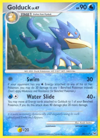 Golduck Pokémon card #29