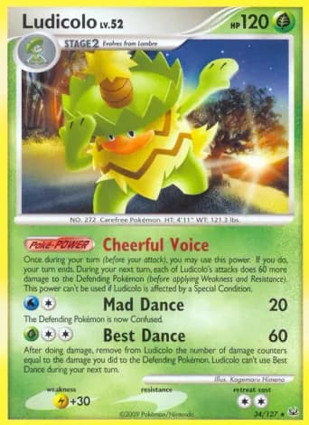 Ludicolo Pokémon card #34