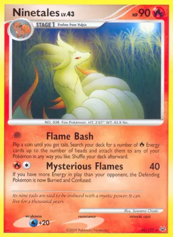 Ninetales Pokémon card #36