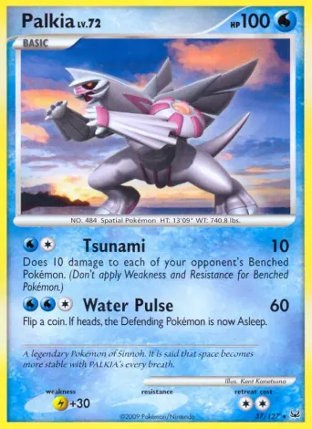 Palkia Pokémon card #37