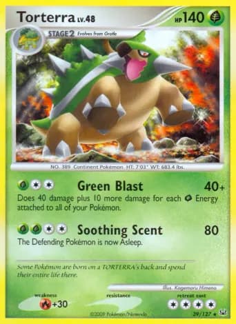 Torterra Pokémon card #39