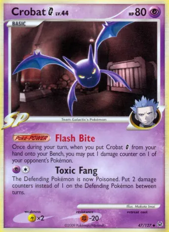 Crobat G Pokémon card #47