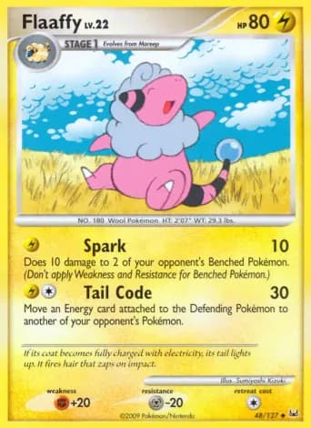 Flaaffy Pokémon card #48
