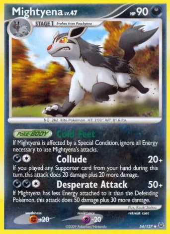 Mightyena Pokémon card #54
