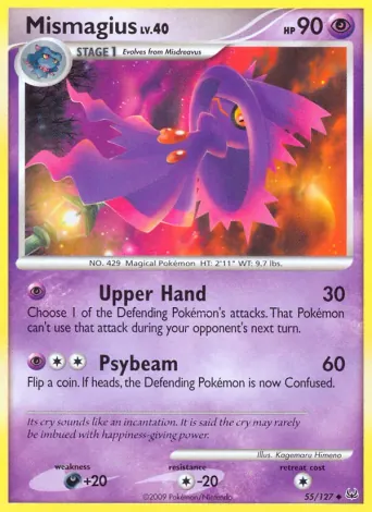 Mismagius Pokémon card #55