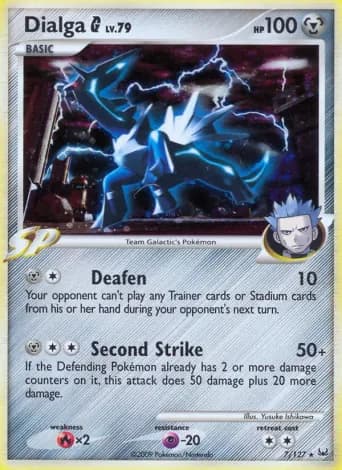 Dialga G Pokémon card #7