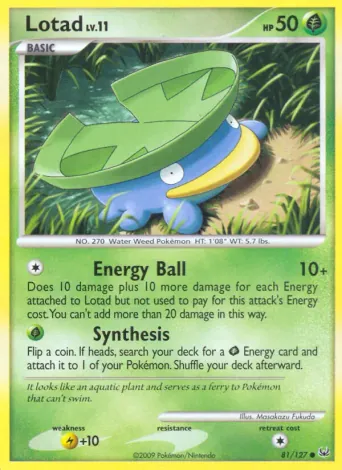 Lotad Pokémon card #81