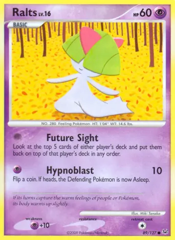 Ralts Pokémon card #89