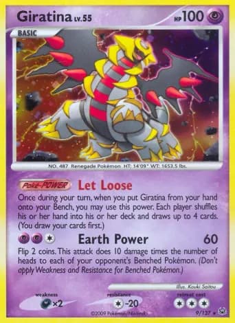 Giratina Pokémon card #9