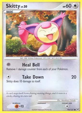 Skitty Pokémon card #93