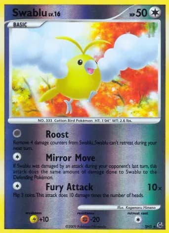 Swablu Pokémon card #SH5