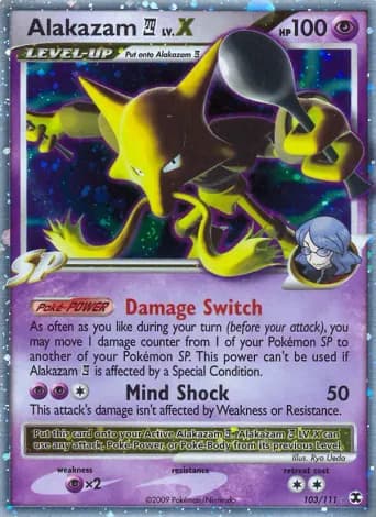 Alakazam 4 Pokémon card #103