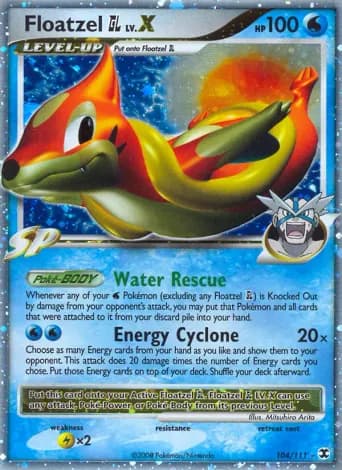 Floatzel GL Pokémon card #104