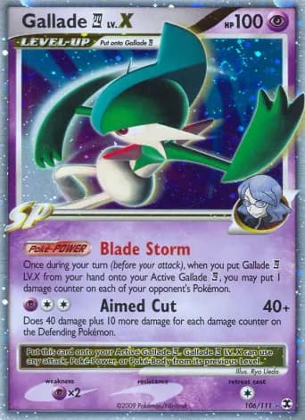 Gallade 4 Pokémon card #106