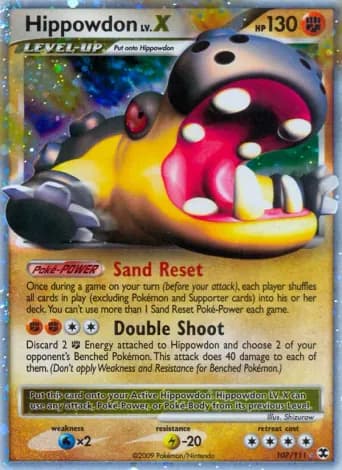 Hippowdon Pokémon card #107