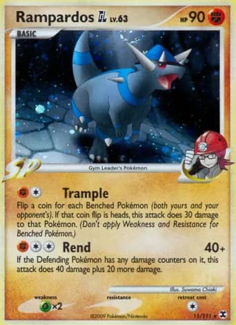 Rampardos GL Pokémon card #11