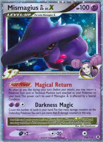 Mismagius GL Pokémon card #110