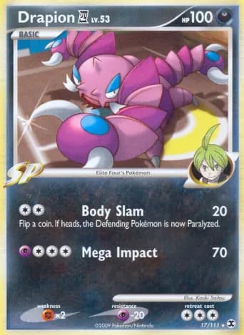 Drapion 4 Pokémon card #17