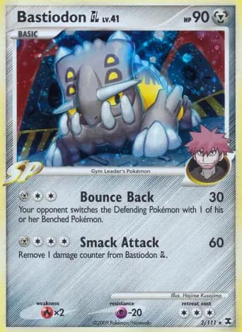Bastiodon GL Pokémon card #2