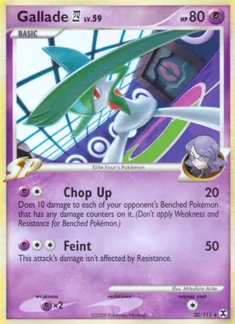 Gallade 4 Pokémon card #20