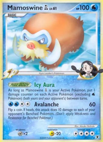 Mamoswine GL Pokémon card #27