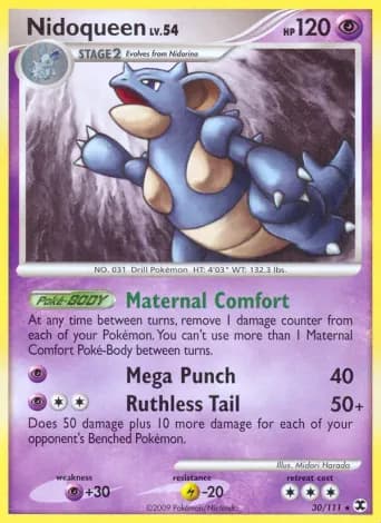 Nidoqueen Pokémon card #30