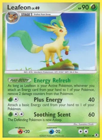 Leafeon Pokémon card #45