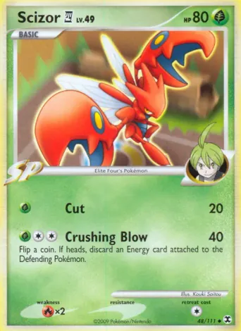 Scizor 4 Pokémon card #48