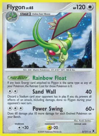 Flygon Pokémon card #5