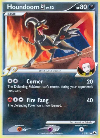 Houndoom 4 Pokémon card #65