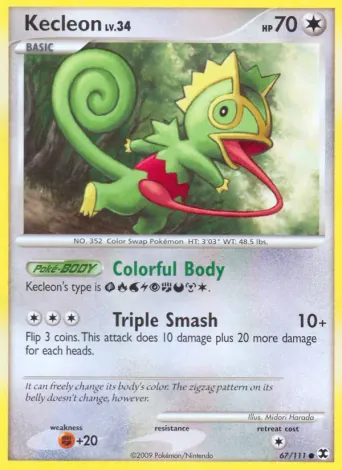 Kecleon Pokémon card #67