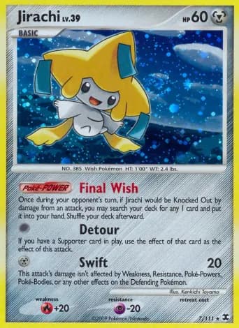 Jirachi Pokémon card #7