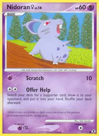 Nidoran♀ Pokémon card #71