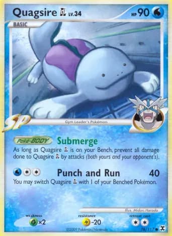 Quagsire GL Pokémon card #76