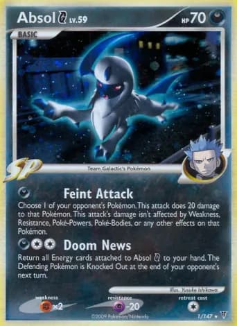 Absol G Pokémon card #1