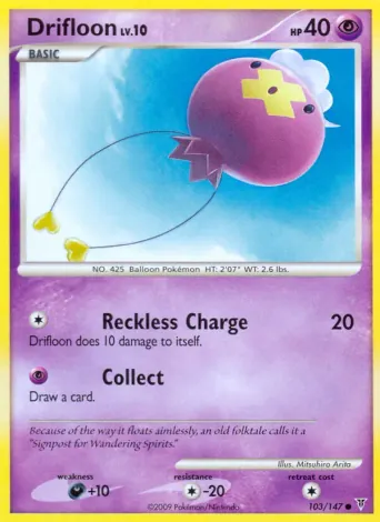 Drifloon Pokémon card #103