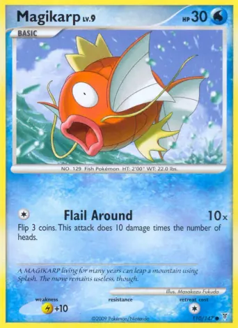 Magikarp Pokémon card #110