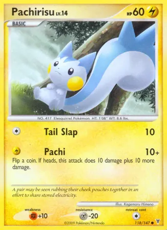 Pachirisu Pokémon card #118