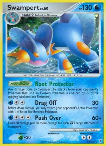 Swampert Pokémon card #12