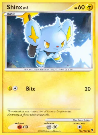 Shinx Pokémon card #126