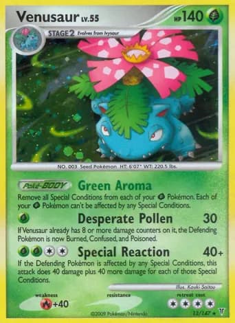 Venusaur Pokémon card #13