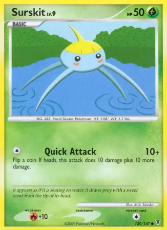Surskit Pokémon card #130