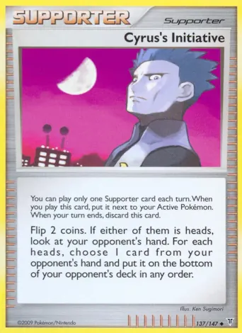 Cyrus's Initiative Pokémon card #137