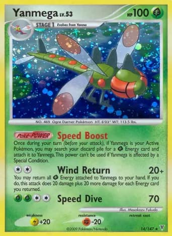 Yanmega Pokémon card #14
