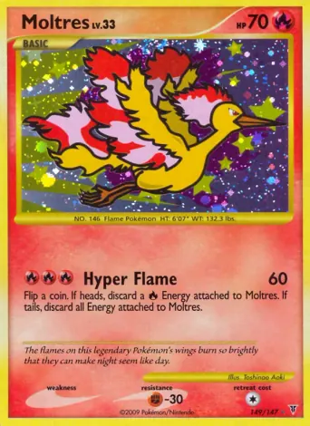 Moltres Pokémon card #149