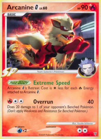 Arcanine G Pokémon card #15
