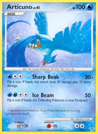 Articuno Pokémon card #16