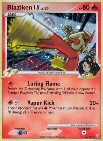 Blaziken FB Pokémon card #2