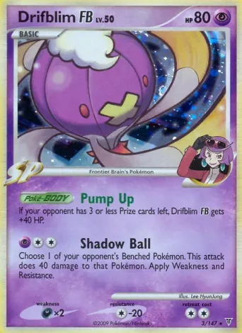 Drifblim FB Pokémon card #3
