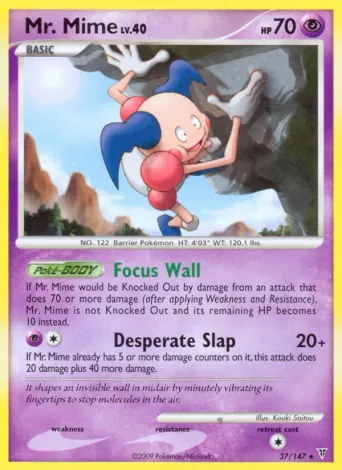 Mr. Mime Pokémon card #37